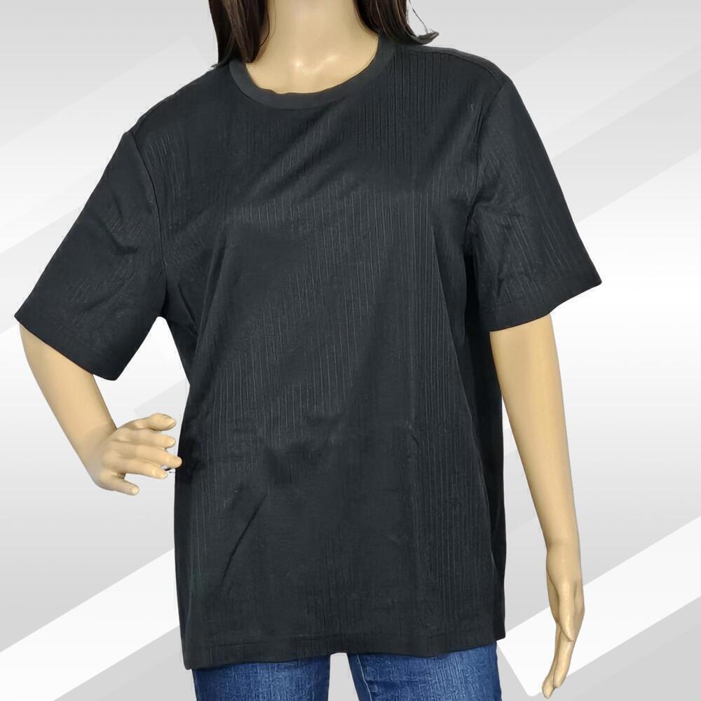 *Black Croft & Barrow Short Sleeve Shirt Size L